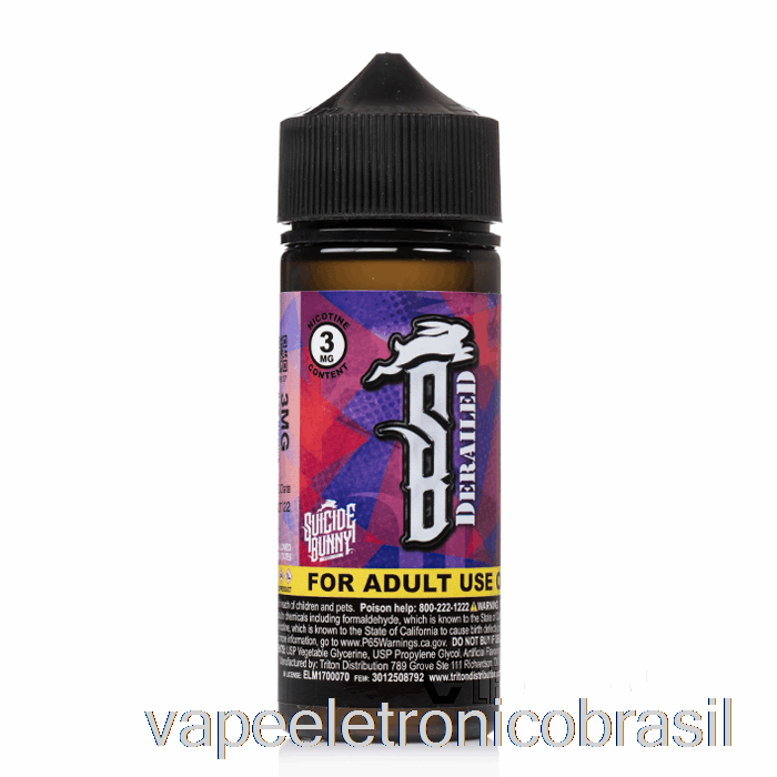 Vape Vaporesso Descarrilou - Coelho Suicida - 120ml 3mg